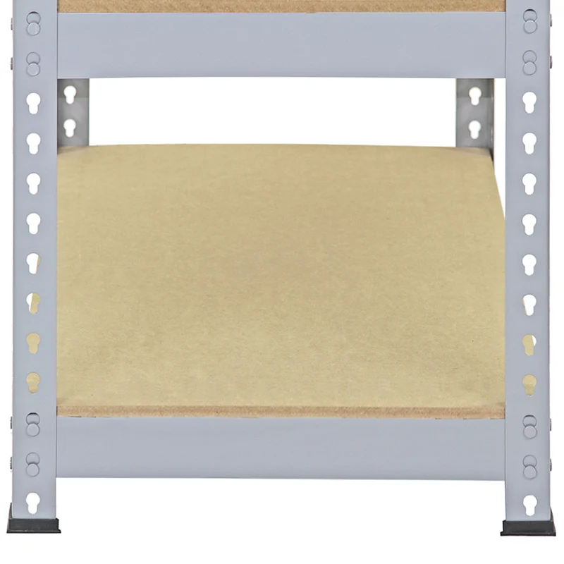 Monster Racking - 10 Rayonnages Q-Rax en Acier Gris 90cm x 50cm x 180cm