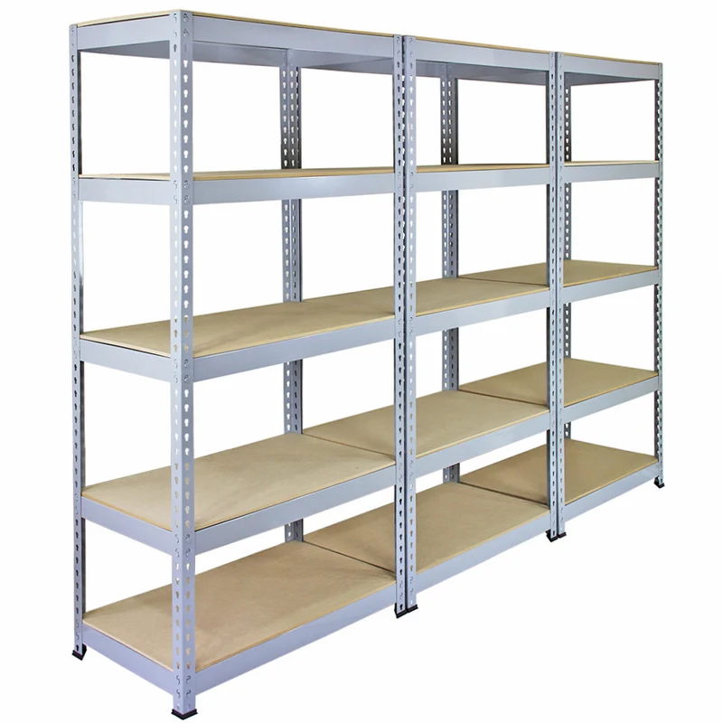 Monster Racking - 10 Rayonnages Q-Rax en Acier Gris 90cm x 50cm x 180cm