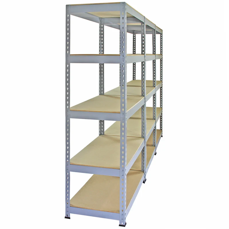 Monster Racking - 10 Rayonnages Q-Rax en Acier Gris 90cm x 50cm x 180cm