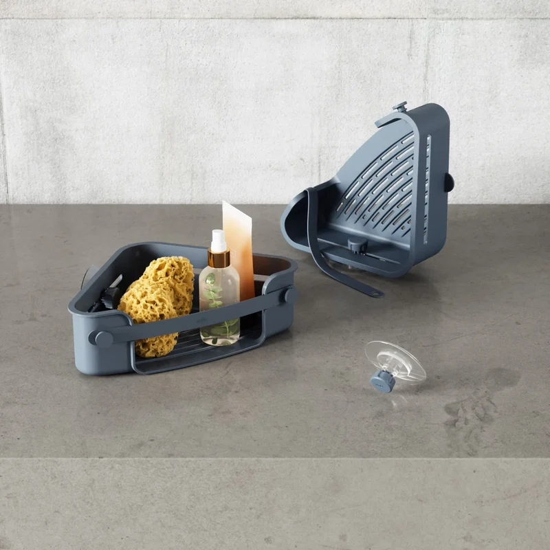 Panier d’angle pour douche Flex - Slate blue