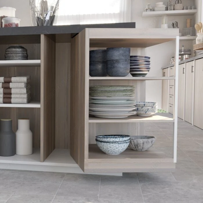 ORBIX 360° - Quincaillerie d'ouverture rotative avec fermeture amortie