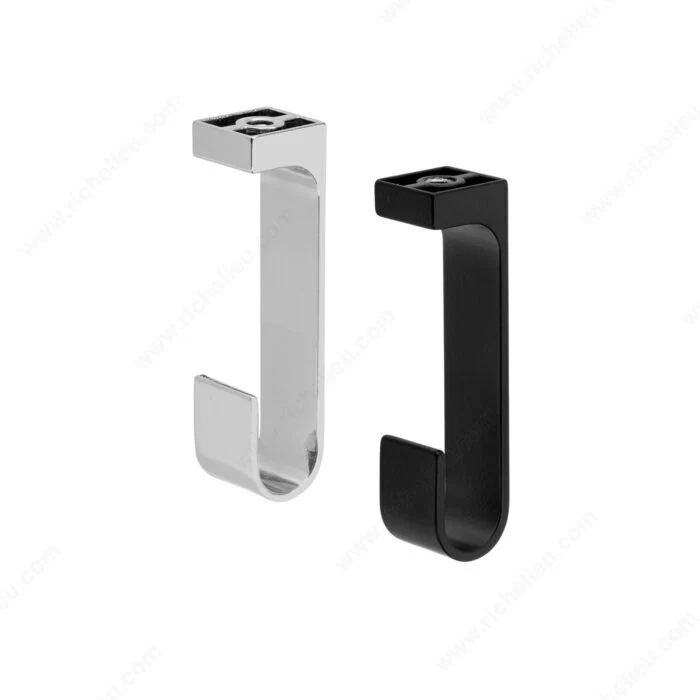 Support central ovale en forme de J à visser - 28,6 x 15,9 mm