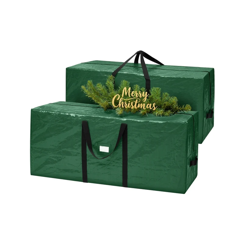 Bolsa para árbol de Navidad con asas y cremallera