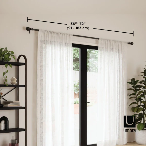 Tringle à rideaux ajustable - Sita 36-72"