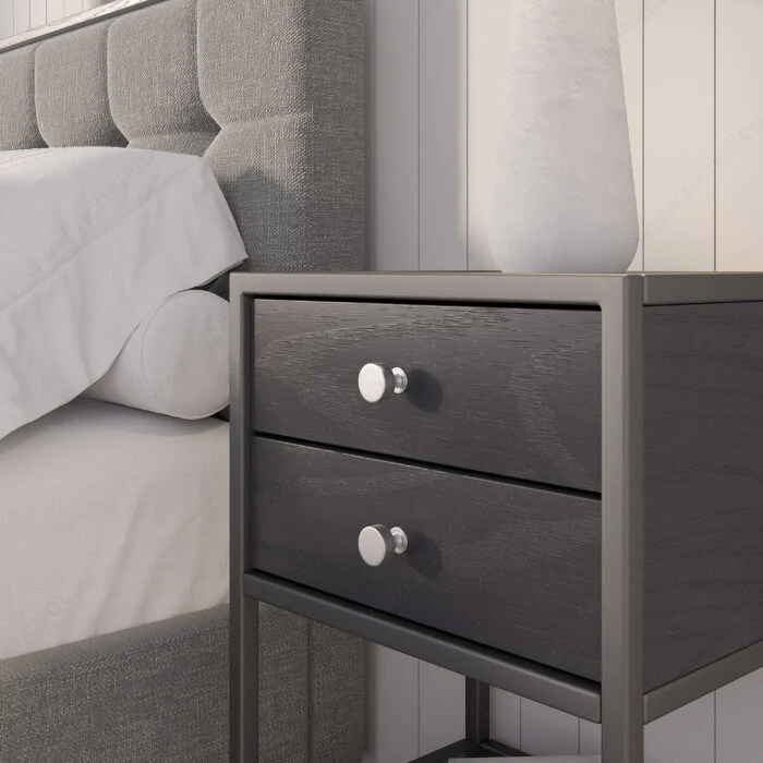 Bouton moderne en métal - 2363