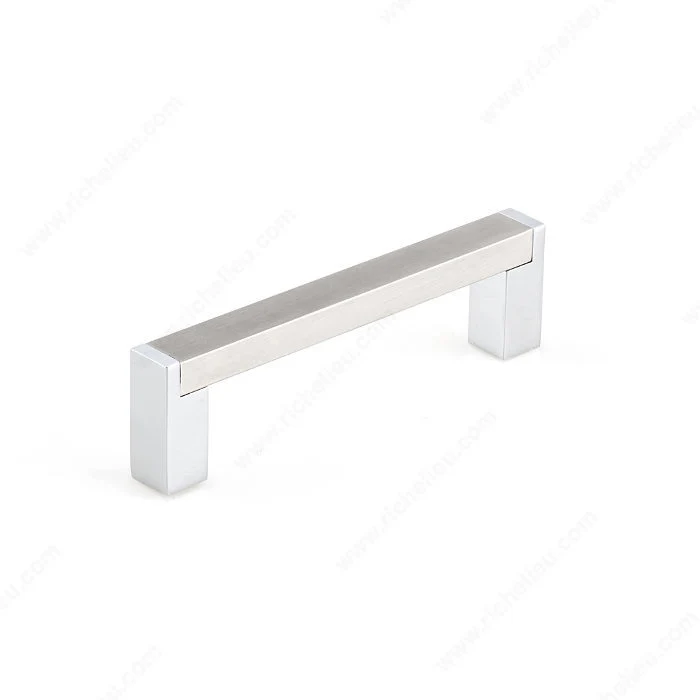 Poignée contemporaine en métal et aluminium - 801