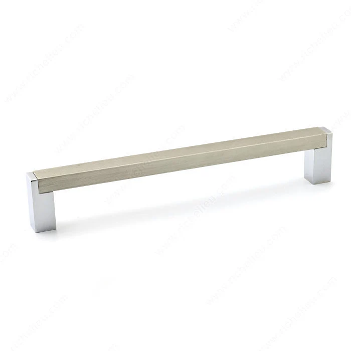 Poignée contemporaine en métal et aluminium - 801