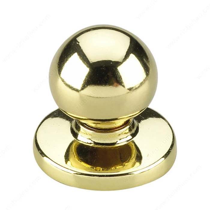 Bouton sphérique avec plaque - 4605