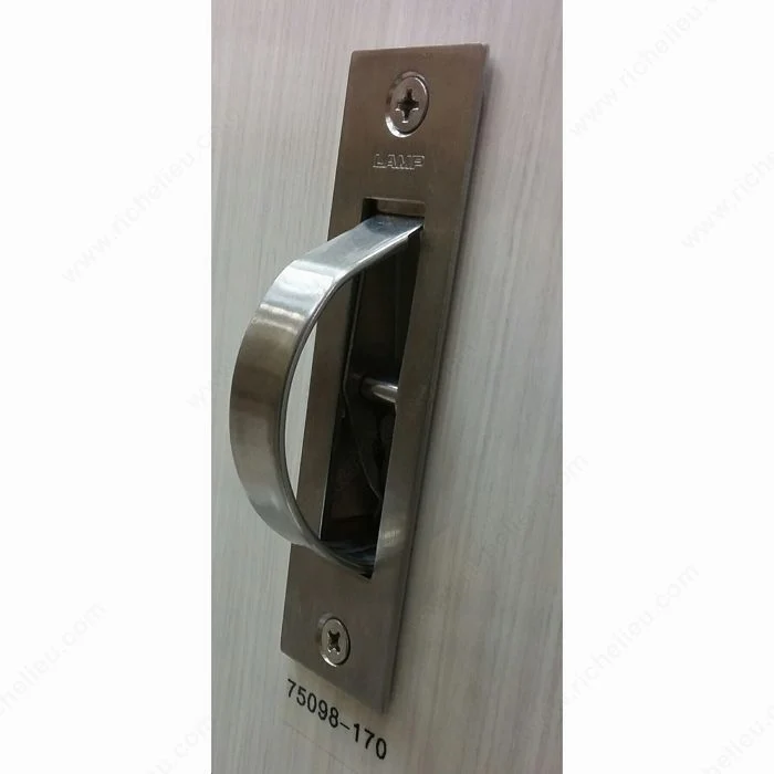 Poignée moderne encastrée en acier inoxydable - 7509