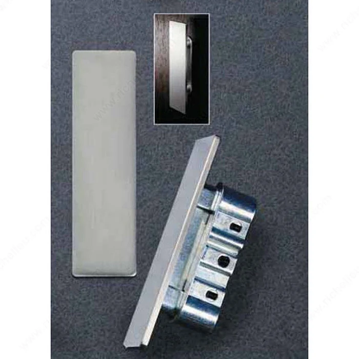 Poignée moderne encastrée en métal - 1026