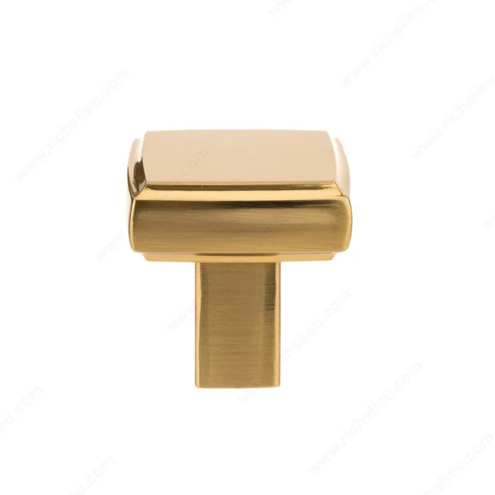 Bouton moderne en métal - 8655