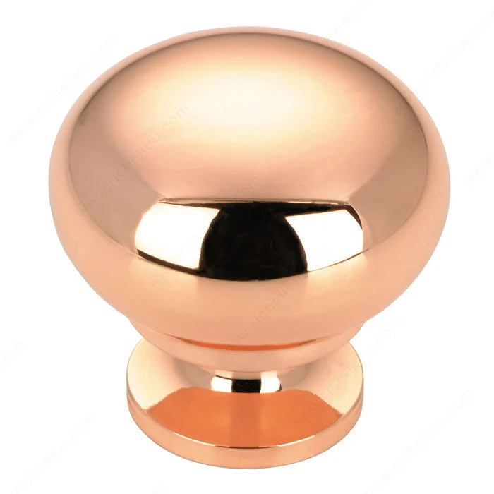 Bouton contemporain en métal - 5923