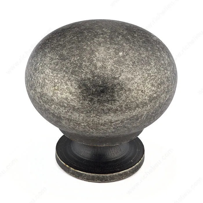 Bouton contemporain en métal - 5923
