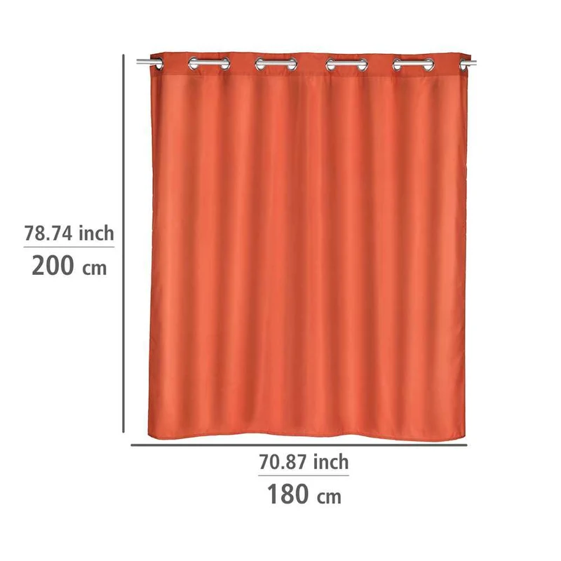 Rideau de douche Terracotta