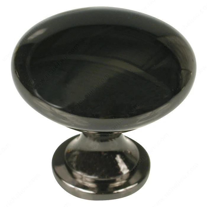 Bouton moderne en métal - 9041