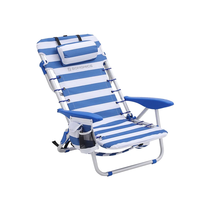 Silla de Playa Portátil y Plegable de Aluminio