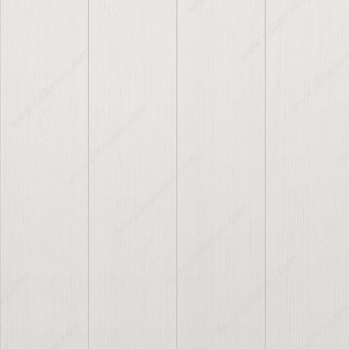 Panneaux rainurés minces - Blanc grain de bois