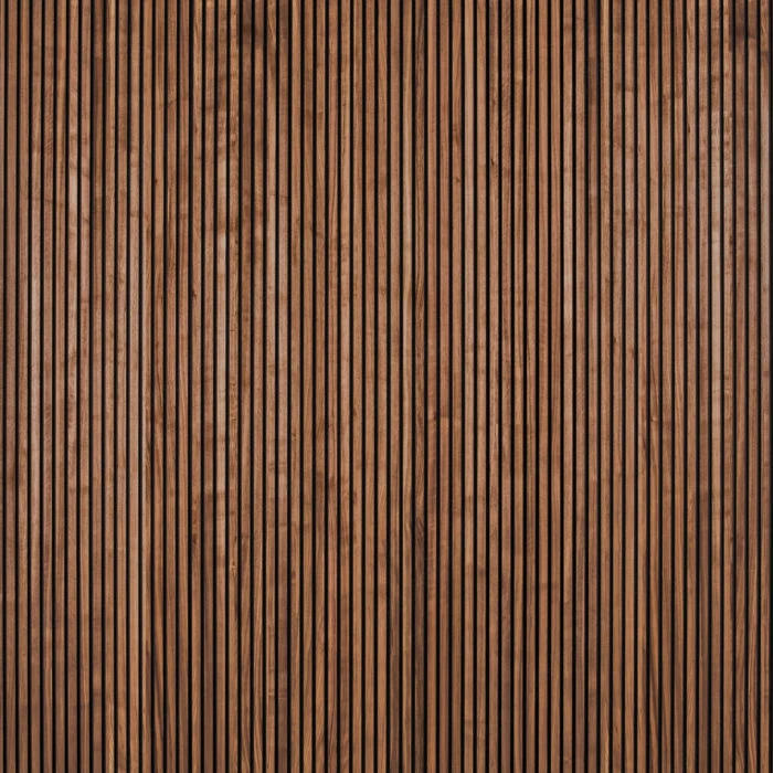 Panneau acoustique en lattes de bois - Noyer
