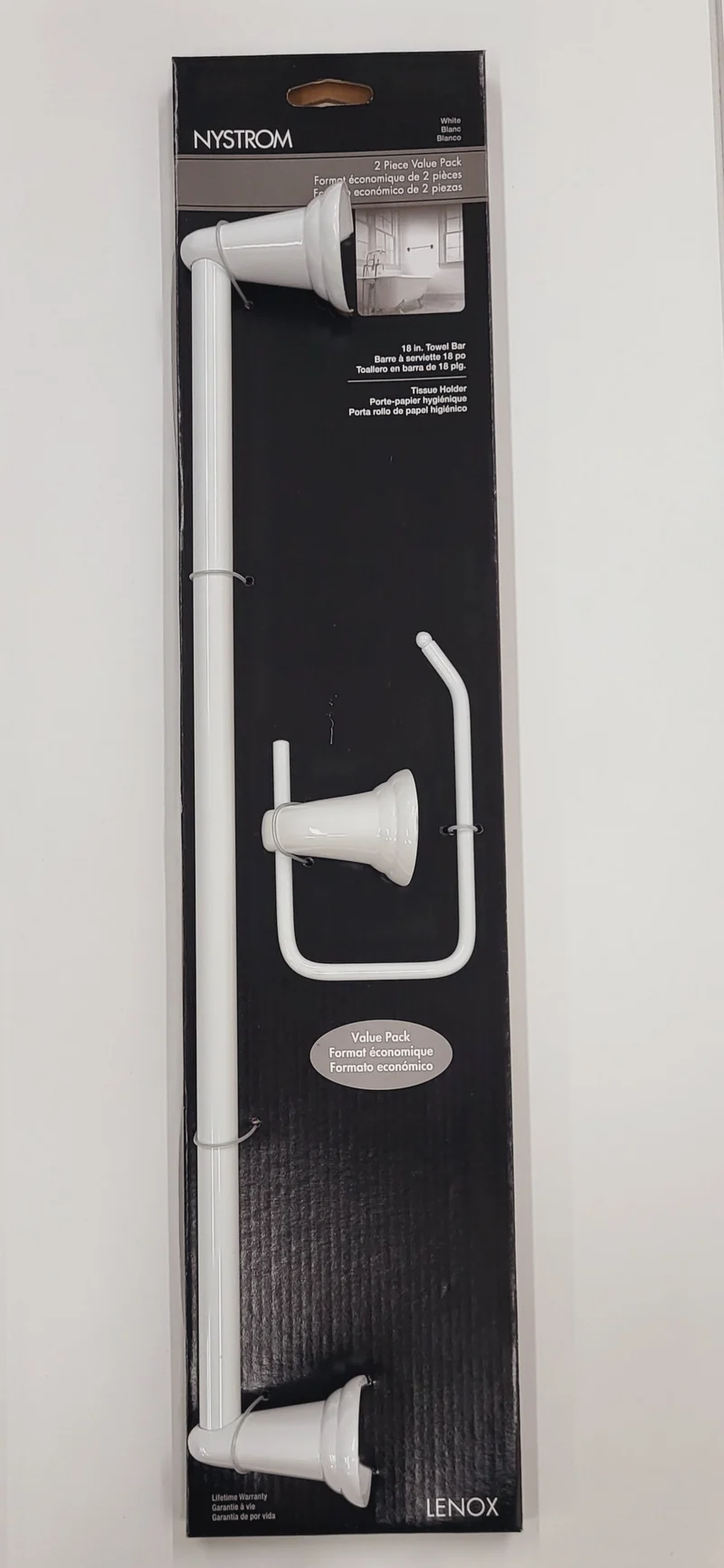 Ensemble de 2 pièces économiques -Lenox Blanc