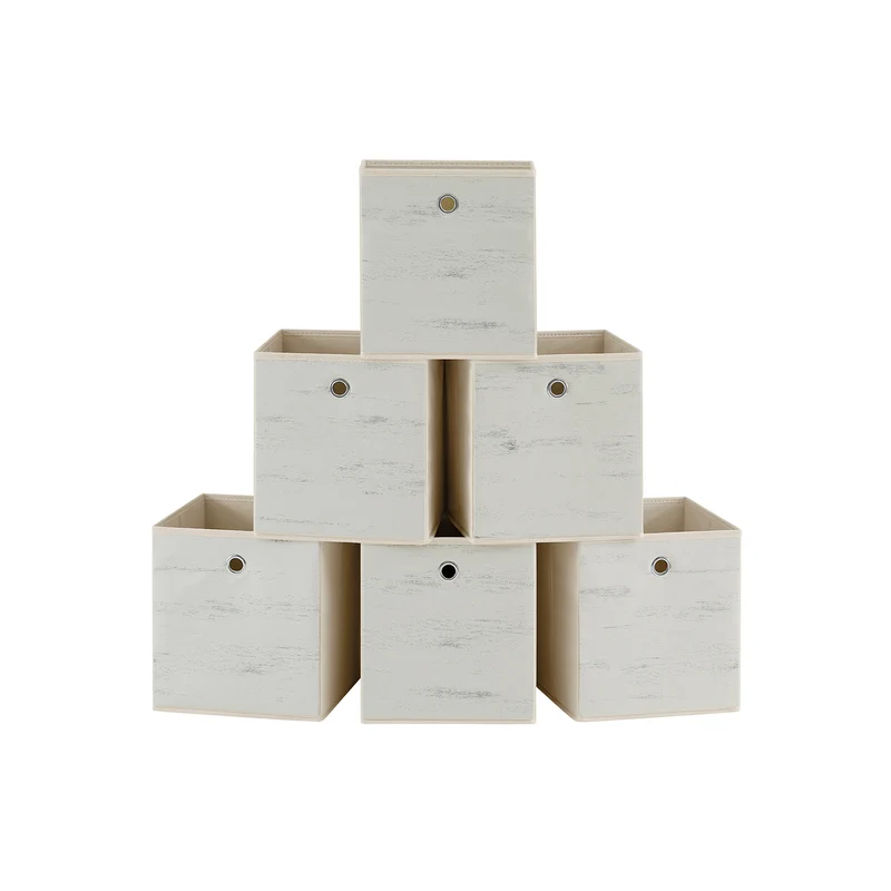 Caja Almacenaje con Asa Organizadora de Tela Oxford y Tela no Tejida Ajustable Plegable