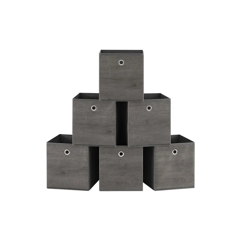 Caja Almacenaje con Asa Organizadora de Tela Oxford y Tela no Tejida Ajustable Plegable