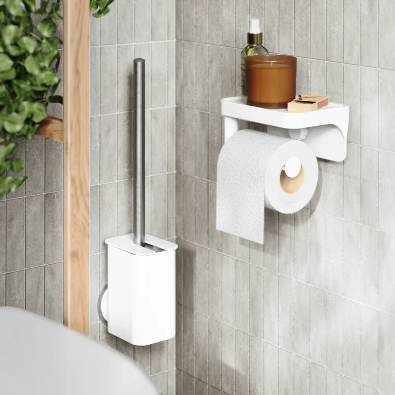 Porte-papier hygiénique adhésif - Flex