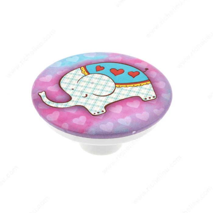 Bouton contemporain de plastique - 7625