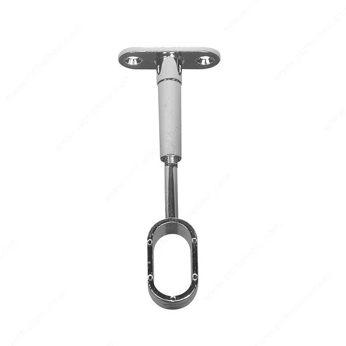Support central oval 15 mm x 30 mm (19/32 po x 1-3/16 po)