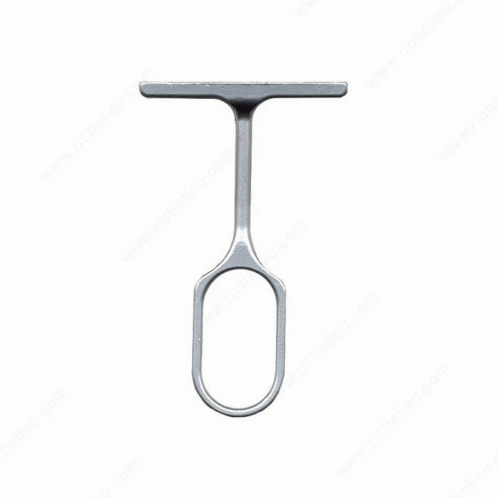 Support central oval 15 mm x 30 mm (19/32 po x 1-3/16 po)