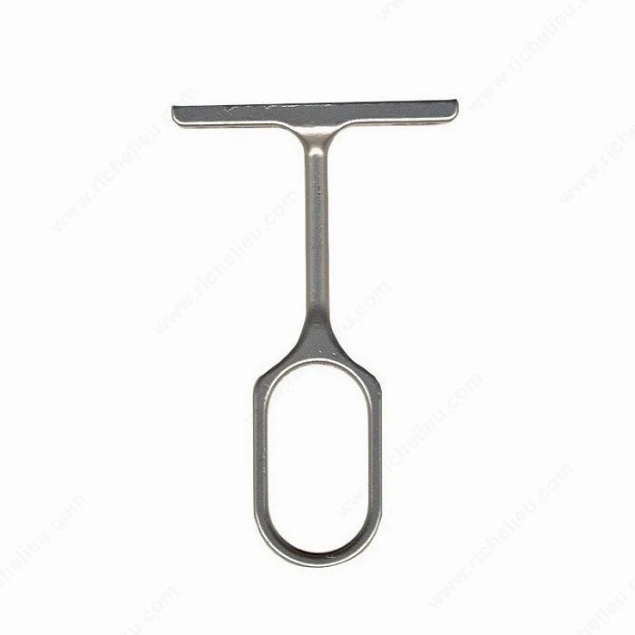 Support central oval 15 mm x 30 mm (19/32 po x 1-3/16 po)