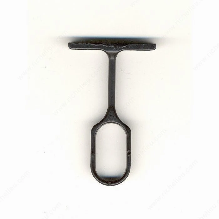 Support central oval 15 mm x 30 mm (19/32 po x 1-3/16 po)