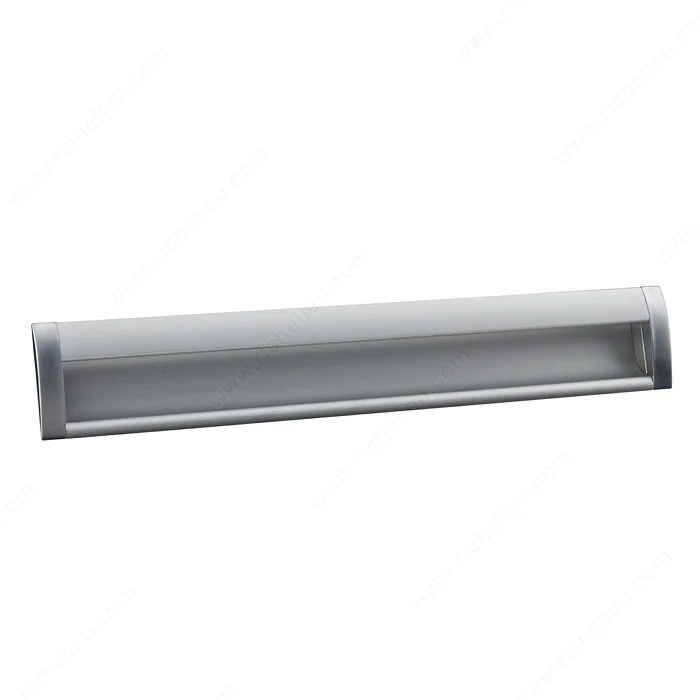 Poignée contemporaine encastrée en aluminium - 3100