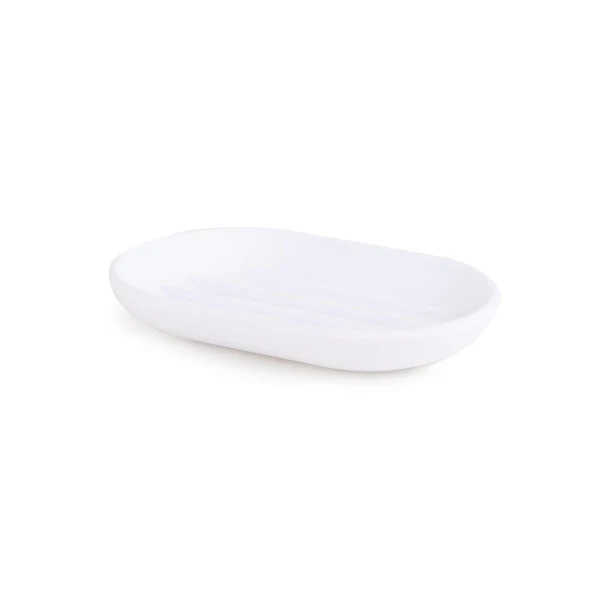 Porte-savon en plastique moulé blanc - Touch