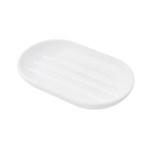 Porte-savon en plastique moulé blanc - Touch