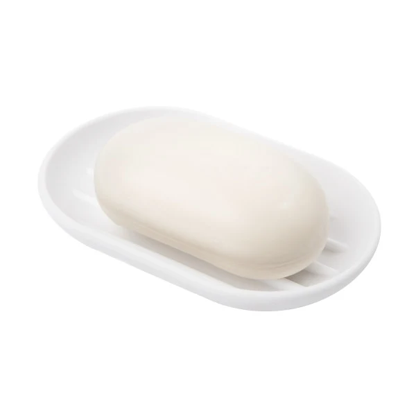 Porte-savon en plastique moulé blanc - Touch
