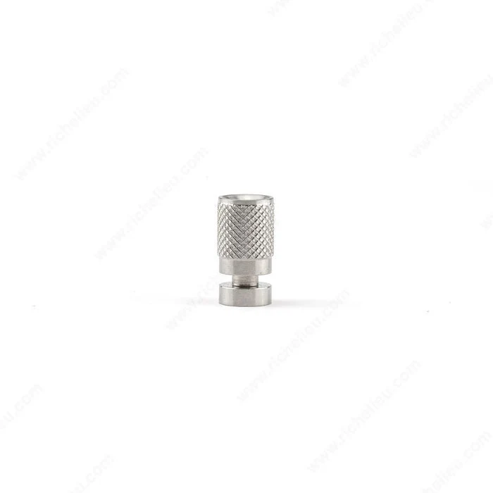 Bouton contemporain en acier inoxydable - PO457X