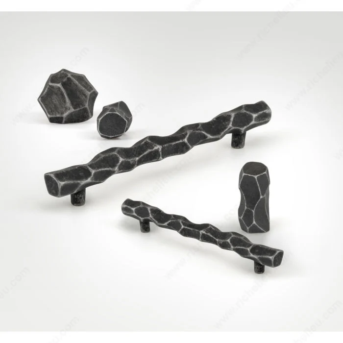 Bouton contemporain en métal - PO2048Z
