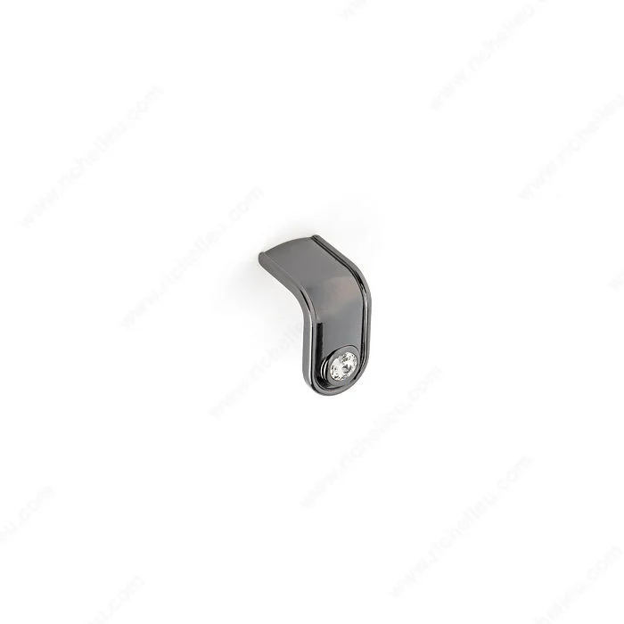 Bouton contemporain en métal et cristal Swarovski - PO2055Z