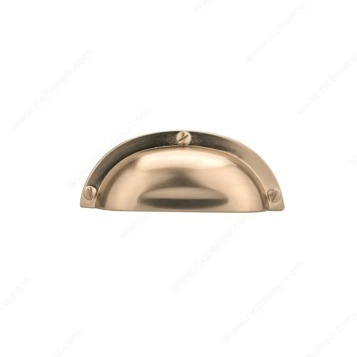 Poignée en coupelle traditionnelle en métal - 6440