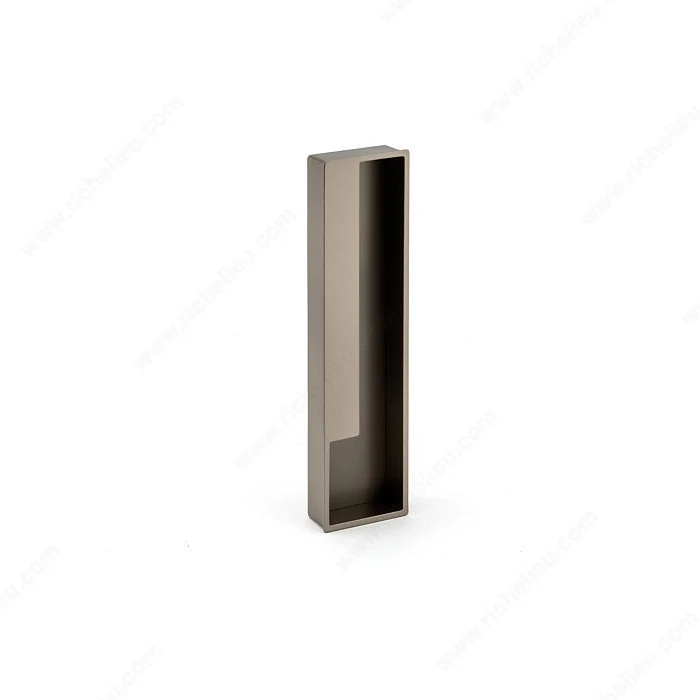 Poignée contemporaine en métal encastrée - MN10/24