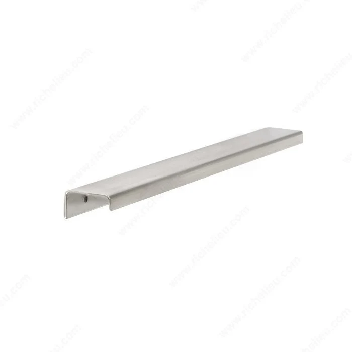 Poignée contemporaine pour rebord en aluminium - 576 - Acier inoxydable
