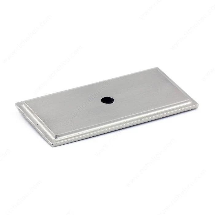 Plaque transitionnelle en métal pour bouton - 1045