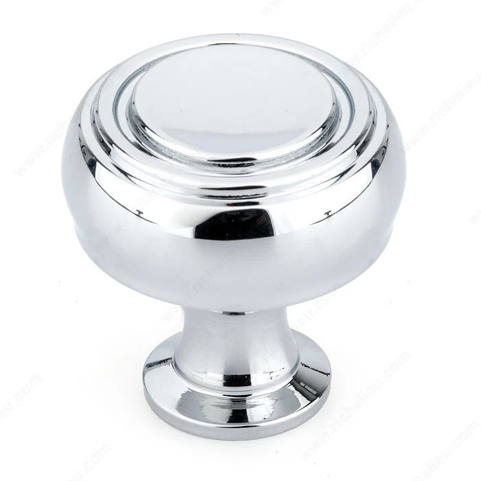 Bouton contemporain en métal - 8722