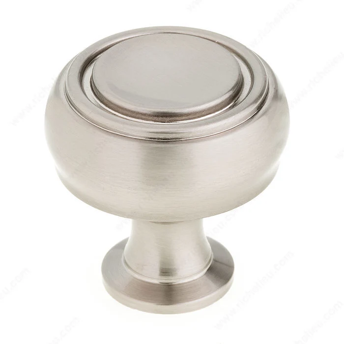 Bouton contemporain en métal - 8722