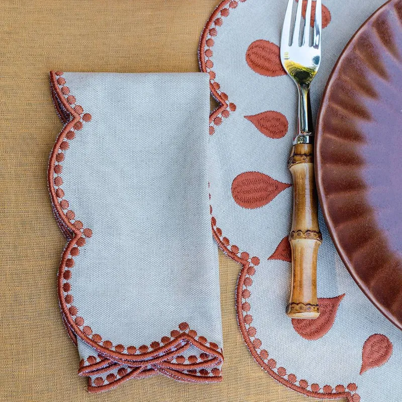 Set et serviette de table Gotas