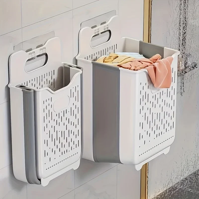 Panier à linge mural
