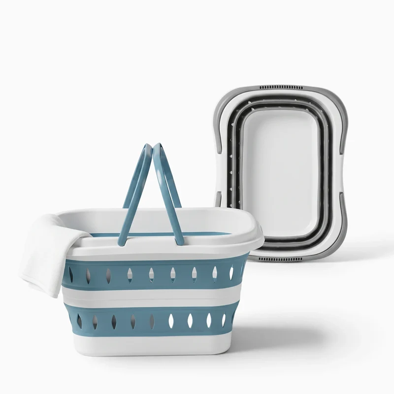Panier à linge rétractable