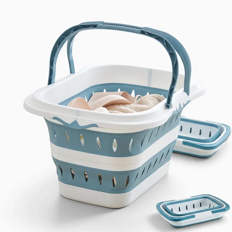 Panier à linge rétractable