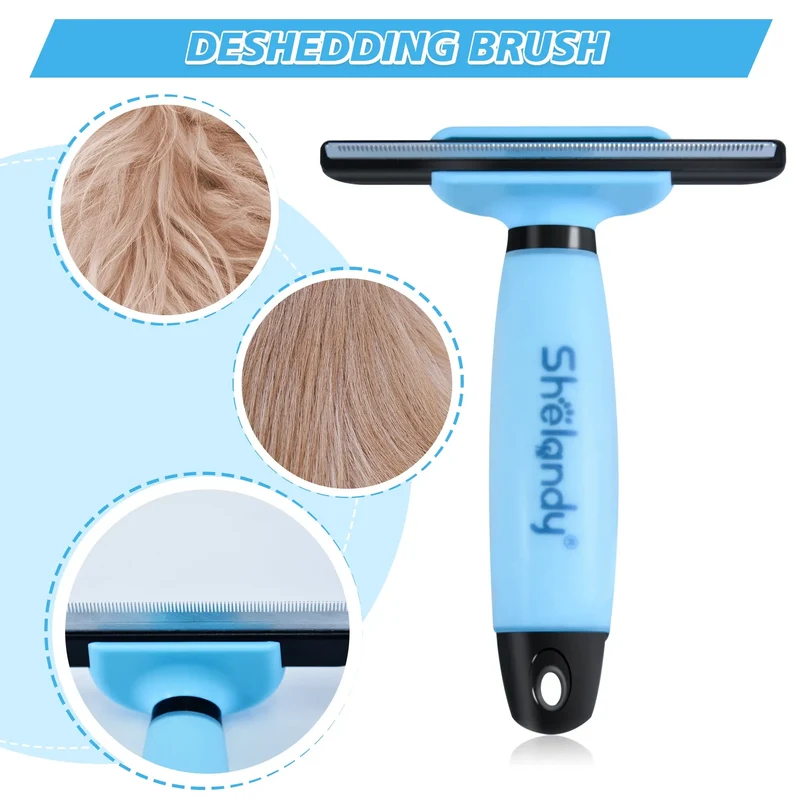 SHELANDY Groomer Partner Pet Grooming Kit, 5-Piece Set with Aluminum Case