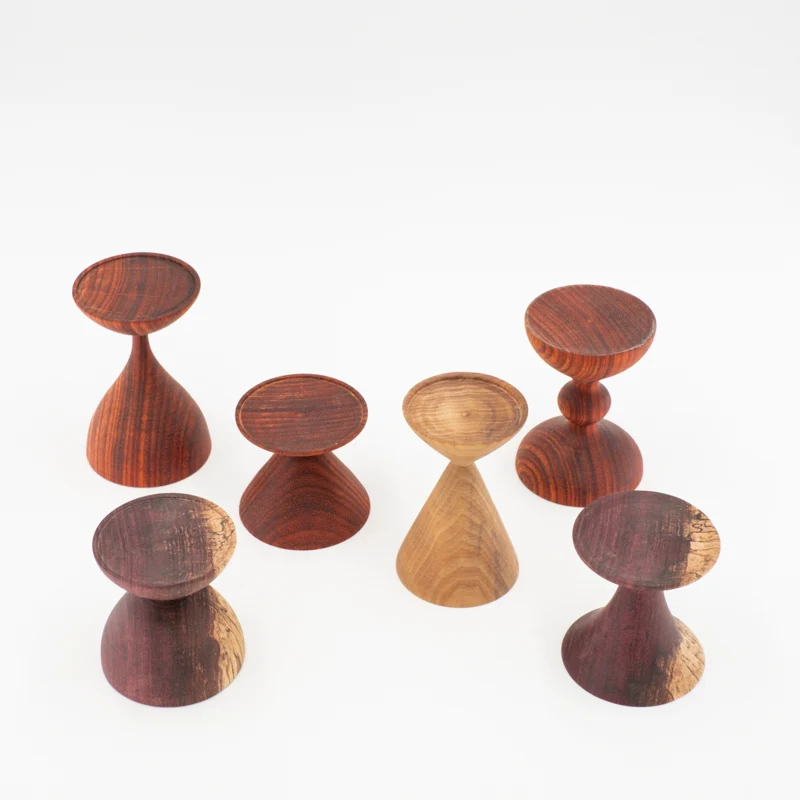 Porte-Bougie en bois